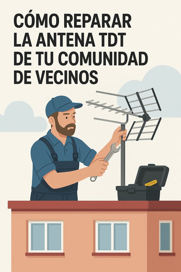 Cómo reparar la antena TDT de tu comunidad de vecinos