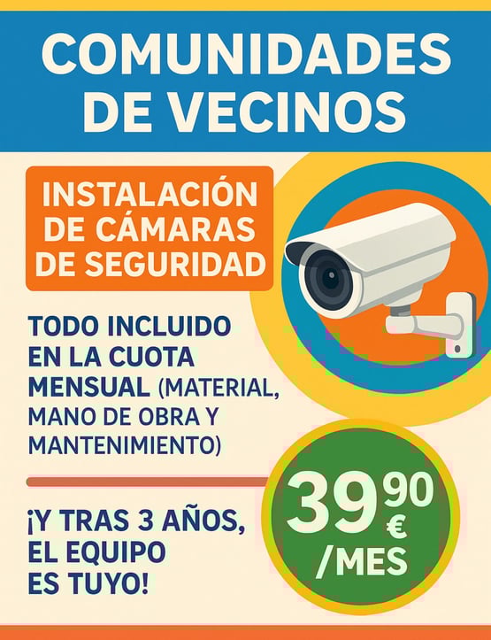 Camaras de alta calidad mantenimiento incluido y cero sorpresas.