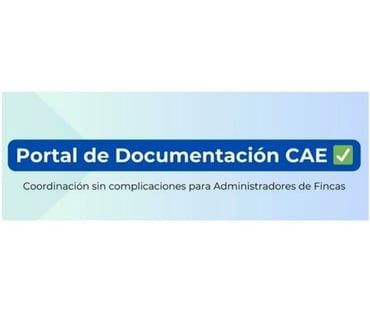 Documentacion CAE comunidad de propietarios