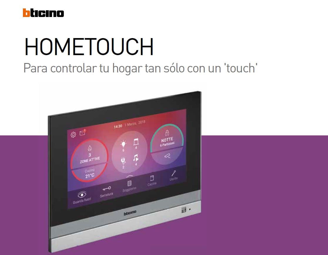 HOMETOUCH  Para controlar tu hogar tan sólo con un touch-1
