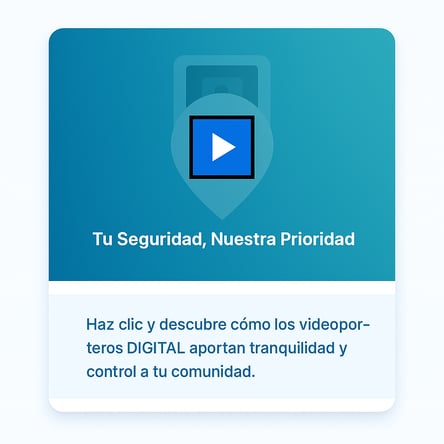 Video portero comunidades de vecinos