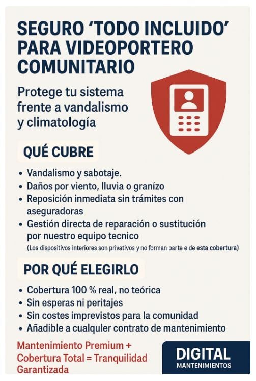 seguro vandalismo videoportero vecinos