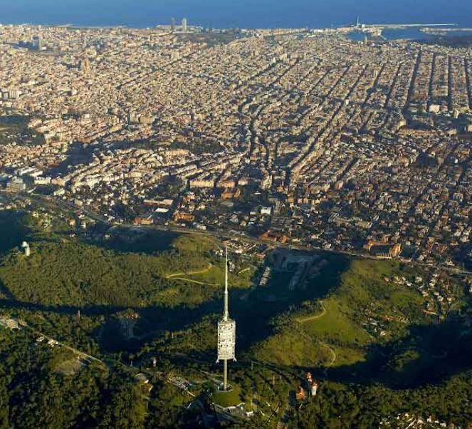 torre collserola canales tdt barcelona