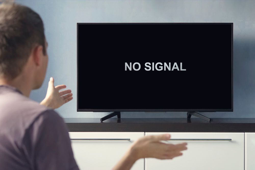 No signal señan tv