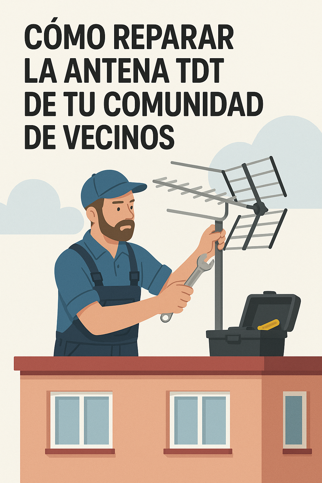 Cómo reparar la antena TDT de tu comunidad de vecinos