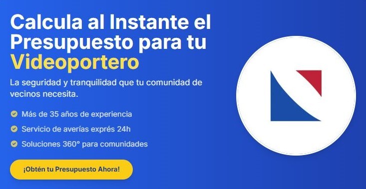 Calcula presupuesto de video portero para comunidades