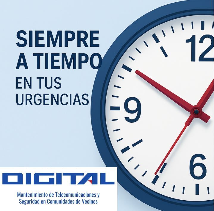 Puntualidad en reparaciones de urgencias | Digital Mantenimientos