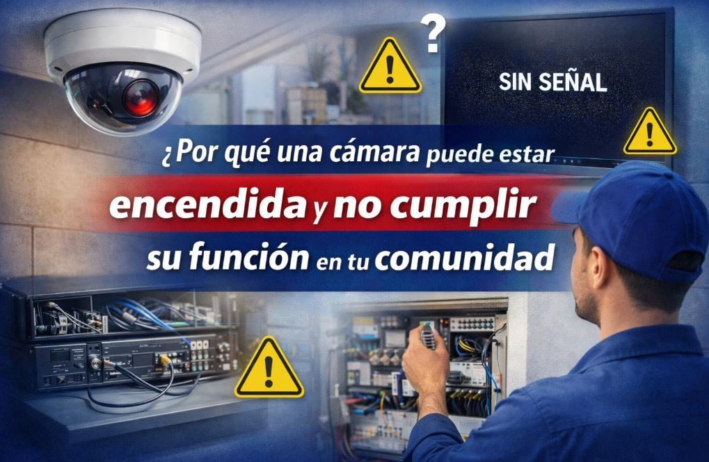 Por qué una cámara puede estar encendida y no cumplir su función