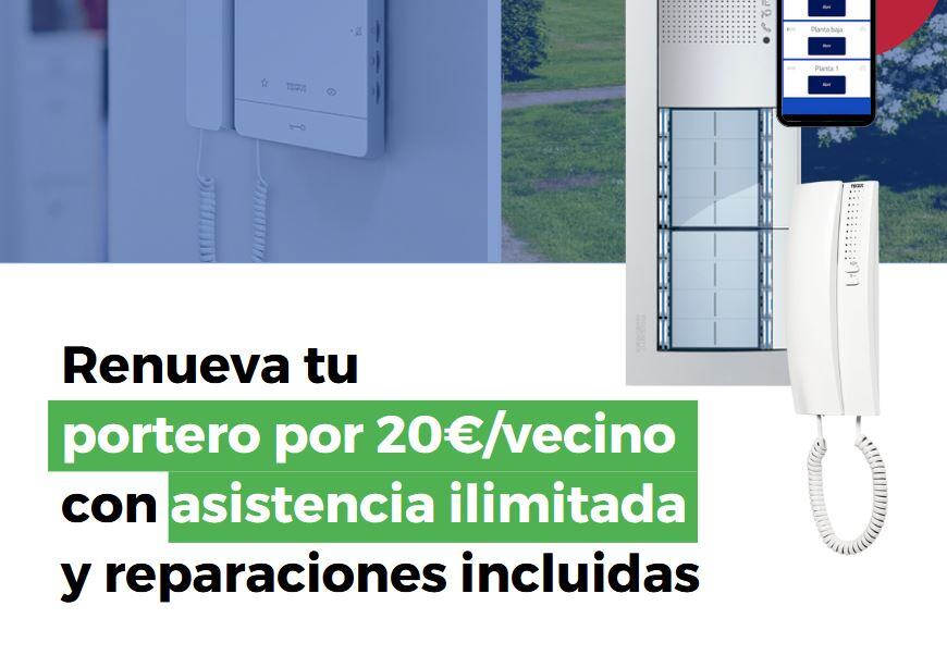 renueva tu portero por 20 euros